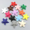 Acessórios DIY Couro PU Bolha Tridimensional Estrela de Cinco Pontas Capa para Celular Bolsa Chaveiro para Roupas Pingente