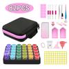 Nuevo kit de pintura de diamantes DIY color degradado bicolor paquete de 30 bolsa de almacenamiento para botellas traje de herramientas para 60 botellas