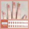 Uñas Vestibles Listas para Año Nuevo, Parches de Uñas Postizas Desmontables, Piezas de Uñas con Arte de Uñas Estilo Corto de Alta Gama, Venta al por Mayor desde el Fabricante