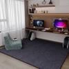 Mesa e Cadeira para E-Sports Tapete de Chão à Prova de Som Cadeira de Escritório Cadeira Giratória Tapete de Proteção para Piso de Madeira Sala de E-Sports Quarto Carpete à Prova de Som