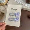 Nuevo Pinza de Mariposa de Doble Capa Colorida Estilo Coreano, Pasador Fresco y Elegante, Sensación de Alta Gama, Accesorio para el Cabello que No Daña el Cabello para Niñas