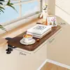 Panel de extensión para alféizar de ventana, estante divisor, tablero de ampliación y extensión para encimera, herramienta de expansión para ventana sin taladro, estante de almacenamiento para cocina