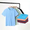Camisa polo de manga curta com contas de fibra, detalhes estampados e bordados, vestuário de trabalho unissex versátil