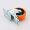 Fabricante de Haste Rosqueada de Aço Carbono de Médio Porte com Rolamento Duplo Rodízio Universal Carrinho Silencioso Roda Plana Universal Industrial