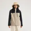 Chaqueta de montaña 3 en 1 para mujer estilo Burton, totalmente sellada térmicamente, para exteriores, cortavientos e impermeable, con abrigo de plumas para hombre