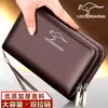 Nueva Moda Billetera para Hombre Billetera Larga para Hombre Negocios Multitarjeta Gran Capacidad Cremallera Bolsa Larga