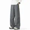 Calça Scimitar Soft Shell Três Provas Primavera Verão Outono Marca Tendência Perna Larga Elástico Moda Casual Esportiva Calça Longa