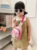 Nova Bolsa Infantil Desenho Animado Fofa Bolsa de Ombro Transversal Bolsa de Peito para Jardim de Infância Bebê Menina Pequena Princesa Carteira de Moedas