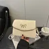 Bolsa de Design de Nicho Feminina 2025 Verão Nova Alto Valor de Cor Bolsa de Corrente Moda Ombro Transversal Pequena Bolsa Quadrada