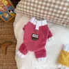 Ropa Cuatro Patas para Perro Estilo Otoño e Invierno Forrada de Polar Cálida Cortavientos Ropa de Polar Ropa para Mascotas Ropa para Perros y Gatos Venta al por Mayor Dropshipping