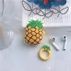 Funda Protectora Personalizada de Piña para AirPods 1/2 Creativa de Fruta Adecuada para Funda de Auriculares Apple AirPods pro