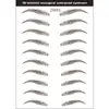 Pegatinas 3D para cejas transfronterizas al por mayor, imitación ecológica, tatuaje de cejas impermeable, pegatinas para cejas, pegatinas para cejas perezosas, en representación de cabello