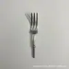 Cubiertos de acero inoxidable 304 con acabado mate lijado, cintura pequeña, con acabado de arena de copo de nieve y aspecto vintage para mangos de cuchillo, tenedor y cuchara