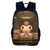 Mochila Escolar para Estudiantes kuroml Transfronteriza kuroml Mochila Escolar para Estudiantes de Dibujos Animados Lindos Mochila de 16 pulgadas Soporte para Cabello