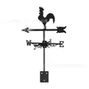 Veleta de gallo transfronteriza metal decoraciones exteriores techo jardín muebles decorativos adornos creativos manualidades hierro
