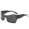 Gafas Personalizadas Integradas Sin Marco Transfronterizas Gafas de Sol para Montar Hombres y Mujeres Europeas y Americanas Parasol Gafas de Sol a Prueba de Viento y Arena Deportes al Aire Libre