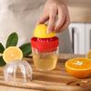 Exprimidor de plástico, exprimidor manual de limones, exprimidor de naranjas mini para el hogar, exprimidor portátil, taza