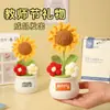 Adornos Florales Hechos a Mano para el Día del Maestro, Flores Artificiales de Girasol, Adornos Terminados en Maceta, Regalos Creativos para Maestros en el Día del Maestro
