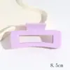 Estilo coreano mais vendido cor sólida presilha textura fosca moderna grande pegador de cabelo simples versátil parte de trás da cabeça pinça tubarão acessórios de cabelo