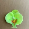 Orquídea Borboleta Cabeça Flor Pequena Flor Artificial, Casamento Casa Fotografia Festa Decoração Externa Ornamentos