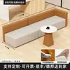 Sofá en forma de L para área de descanso, clínica dental, salón de belleza, sala de recepción, sofá de esquina, combinación de ángulo recto, sofá tipo banco largo