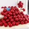 Balões de casamento balões de látex vermelho rubi balões para arranjo de casamento balões de decoração de casamento espessados de camada dupla quarto de casamento