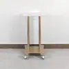 Carrinho de Instrumentos de Beleza Acrílico Carrinho de Salão de Beleza Carrinho Base com Suporte de Bolhas Pequenas Ampliação