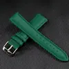 Correa de cuero de línea lisa con hebilla de pasador Accesorios Verde morado azul rosa 10 mm 18 mm 20 mm 22 mm 24 mm