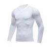 Ropa Deportiva Pro para Hombre, Otoño e Invierno Baloncesto Correr por la Mañana Manga Larga Ajustada Ropa de Entrenamiento Yoga, Leche de Seda Ropa Transpirable para Correr