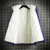 Jaqueta de Algodão Forrada com Lã de Cordeiro Tendência Outono e Inverno Estilo Casal Masculino Moda Casual à Prova de Vento Gola Alta Cor Sólida Roupa Exterior Masculina Plus