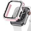 Adecuado para el tallado láser de Apple, carcasa integrada de dos colores de una sola fila con incrustaciones de diamantes, carcasa de reloj Apple Series, carcasa de galvanoplastia de PC, película integrada