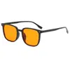 Gafas anti luz azul para mujer se pueden equipar con montura para gafas de miopía explosión en vivo marco grande para hombre espejo plano liso