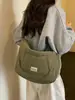 Bolsa de Algodón de Gran Capacidad para Chaqueta Mujer 2026 Nueva Bolso de Hombro Único de Alta Textura Bolso Cruzado Versátil para Viajes Diarios Bolso de Mano