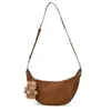 Diaria Casual Retro Versátil Moda Elegante Viajero Estilo Coreano Hombro Único Cruzado de Hombro de Moda Bolso Dumpling para Mujer