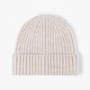 Gorro de Tricô Liso com Mistura de Lã para Outono e Inverno para Homens e Mulheres, Lavável, Quente, Versátil para Uso Externo, Chapéu de Inverno Transfronteiriço