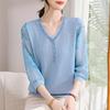 Cárdigan de Punto Moderno Reductor de Edad para Mamás, Nuevo Estilo Primavera y Otoño 2026, Top Elegante de Dama para Mujeres de Mediana Edad