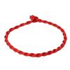 Recomendado 100 pulsera de cuerda tejida a mano cadena de tobillo de cuerda hombres y mujeres este año pareja de estudiantes cuerda roja cuerda de mano pequeña