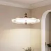 Protección Ocular de Espectro Completo Estilo Antiguo Lámpara de Araña para Restaurante Moderna Simple Color Nogal Lámparas Nórdicas para Sala de Estar, Dormitorio, Estudio