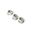 Aço Inoxidável 316 Metal Travante Sextavada Porca com Flange Sextavada Dentada Superfície da Flange Antiderrapante Porca Atacado