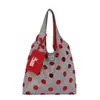 Bolso de hombro tipo tote de lunares estilo coreano ins, artístico y fresco, adecuado para las compras diarias