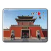 Imán de Refrigerador de Vidrio de Cristal con Paisaje Souvenir del Templo Shaolín Laojunshan Grutas Longmen Henan Kaifeng Listo en Stock