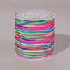 No. Cuerda Trenzada Hilo de Jade 72 Hilos 0.8mm Nylon Hilo Tejido a Mano Hilo para Colgante DIY Cuerda Roja Accesorios de Nudo Chino Hilo al por Mayor