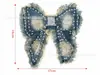 Denim Lavado Vintage Moda Bordado con Cuentas Parche de Cuentas Burbuja Pieza de Bordado Accesorios para Ropa Decoración de Bolso Parche Bordado
