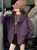 Jaqueta corta-vento com capuz para meninas, primavera e outono, à prova de vento, impermeável, para crianças de médio e grande porte, jaqueta casual para atividades ao ar livre, estilo moderno, outono