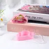 Caja de almacenamiento creativa en forma de nube caja de embalaje de escritorio para joyas pulseras caja de plástico para almacenamiento de chinchetas clips para papel
