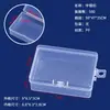 Caja de Embalaje Rectangular de Plástico PP con Gancho Caja de Almacenamiento Juguete Papelería Tarjeta Equipo de Pesca Accesorios de Ferretería Caja Organizadora
