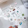 Adesivos de Celular Criativos de Gatinho de Desenho Animado Céu 3D Adesivos de Gelatina Acessórios de Celular da Moda Estilo Ins em Estoque