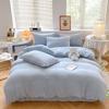 Outono e inverno veludo leite quatro peças conjunto moderno estilo simples cama conjunto engrossado cama fábrica atacado comércio