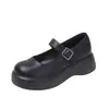 Sapatos Femininos Mary Jane 2025 Novos Mocassins de Couro Genuíno Estilo Britânico Slip-On Sapatos Pequenos de Couro Boca Rasa Tamanho Pequeno Flats