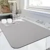 Tapete de drenaje para encimera de cocina, tapete aislante de calor para barra de café, tapete absorbente de tierra de diatomeas para fregadero, mantel individual resistente a las manchas, Amazon